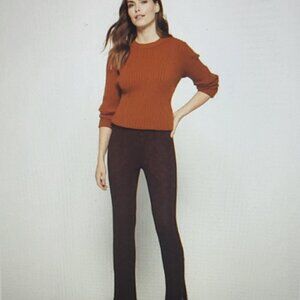 NWT! Michael Stars Women’s Priya Rustique Marl Knit Wide Leg Pants - Sz: Large